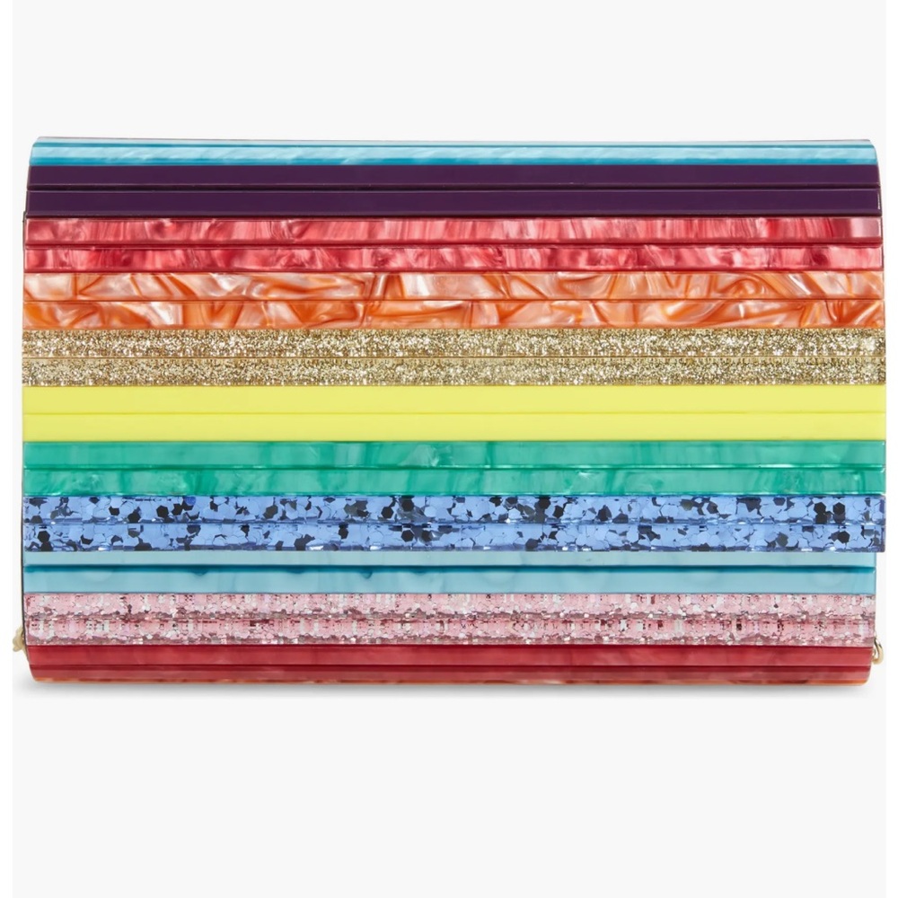 Kurt Geiger Striped Clutch